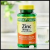 Spring Valley Zinc Dietary Supplement Caplets for Immune Health 50