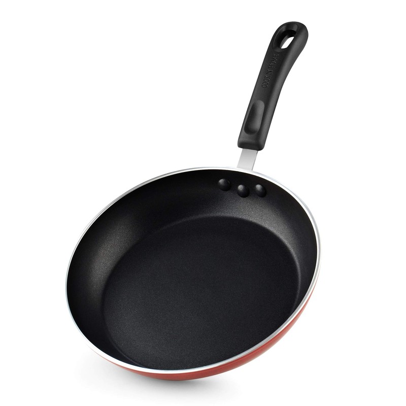 Cook N Home 2612 Nonstick Saute Fry Pan Set, 8,
