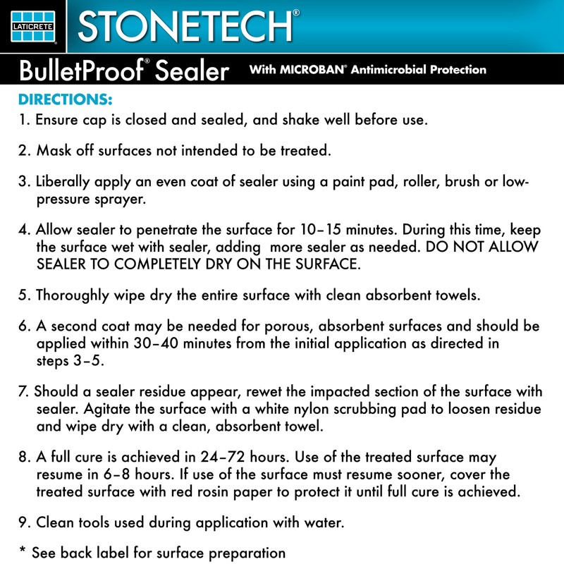 STONETECH BulletProof Sealer, 1 Quart 32 OZ (946ML) Bottle