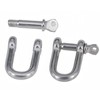 MAMDAFAON 6PCS Stainless Steel Forged D Shape Shackle 5/32" (4mm)