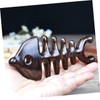 FOMIYES 1pc Wooden Fish Bone Shaped Comb Natural Creative Massage