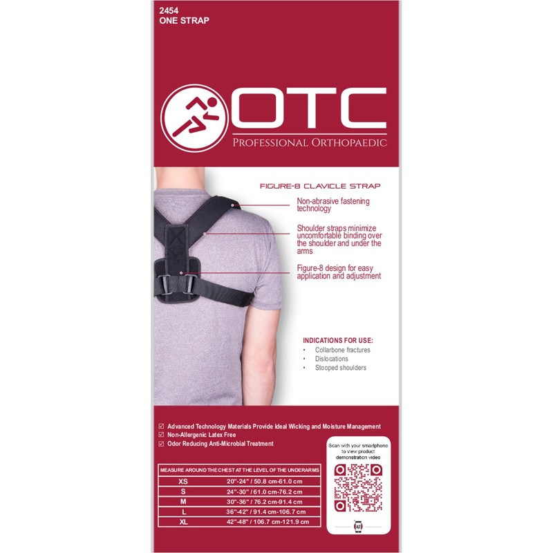 OTC Clavicle Strap, Figure-8 Style, Select Series, Large