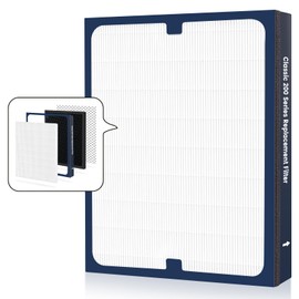 [Upgraded] 200/300 Series Replacement Filter Compatible with Blueair 200/300 Series Air Purifier, for 280i, 203, 203 Slim, 205, 270E, 270E Slim, 201, 215B, 250E, 303.