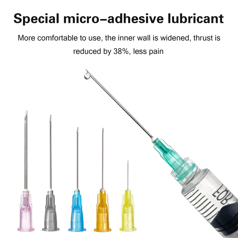 100Pack 27Ga 1/2 inch, Lab Dispensing Accessories, Measurement, Refilling Inks