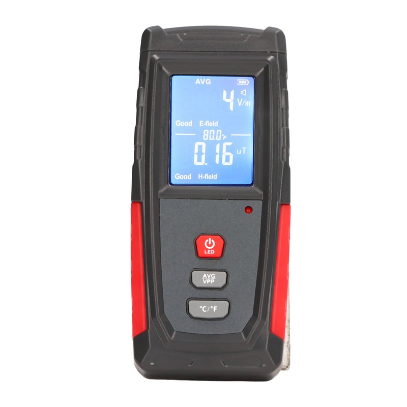 Electromagnetic Radiation Automatic Alarm Plastic Tester EMF Inspection 3.7V 600mAh