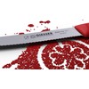 KAUFGUT COLTELLO UNIVERSALE COLORI ASSORTITI SEGHETTATO 11CM GIESSER 53354