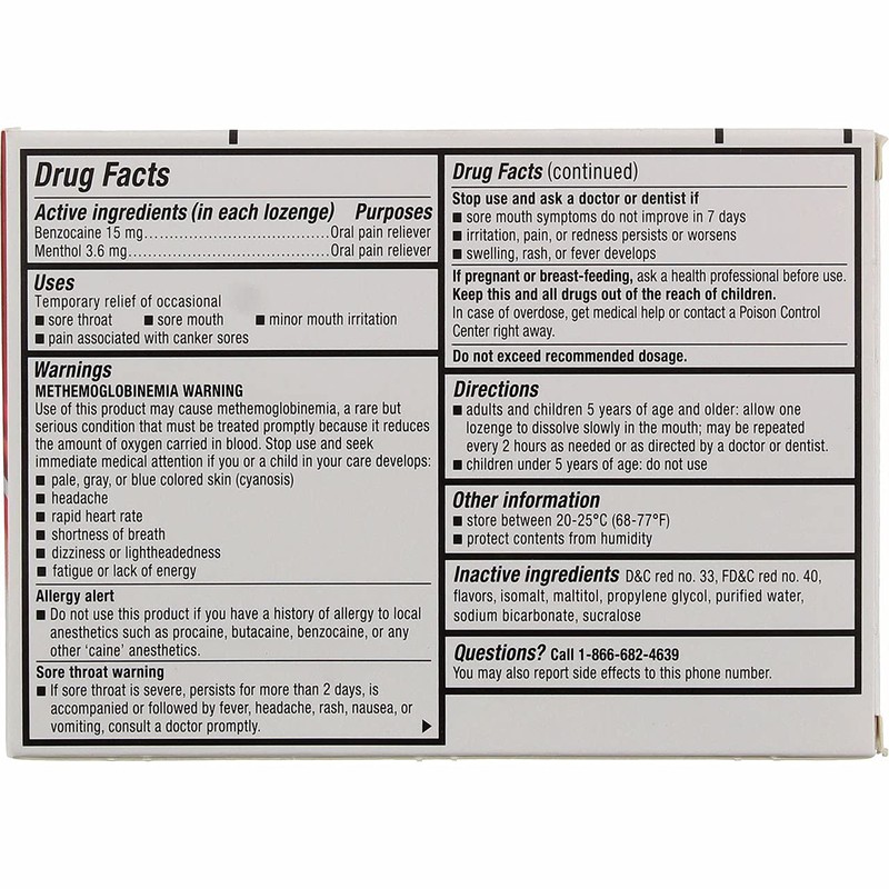 Cepacol Maximum Strength Throat Drop Lozenges, Cherry, 16 Count