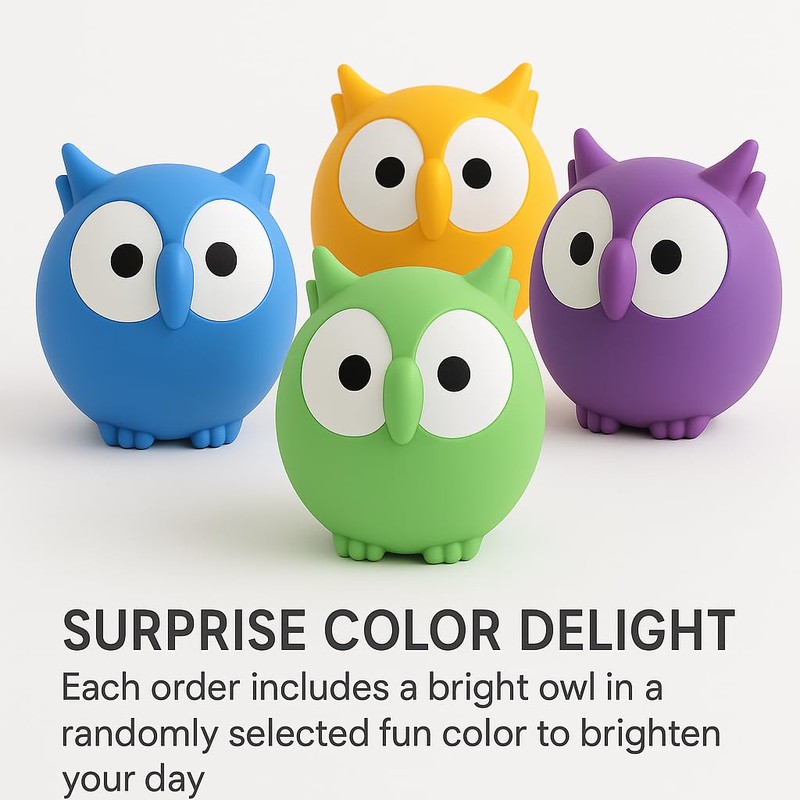 Dependable Industries inc. Essentials Owl Eyeglass Holder Stand for Glasses,