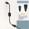 Double Break On Off Switch Extension Cord, 2-Prong/2 Outlet Polarized
