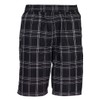 Mareno® Men's Swimming Trunks, Black Check - Black , size: