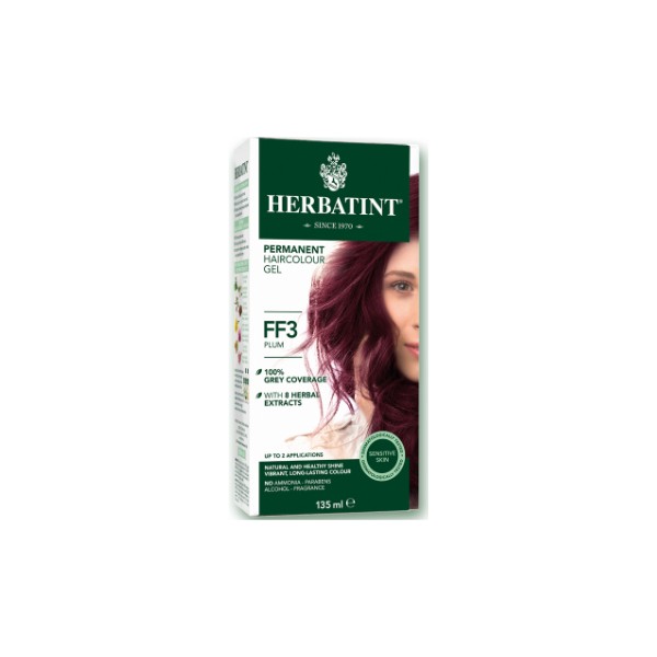 Herbatint Permanent Hair Color (FF3 Plum) - 135ml