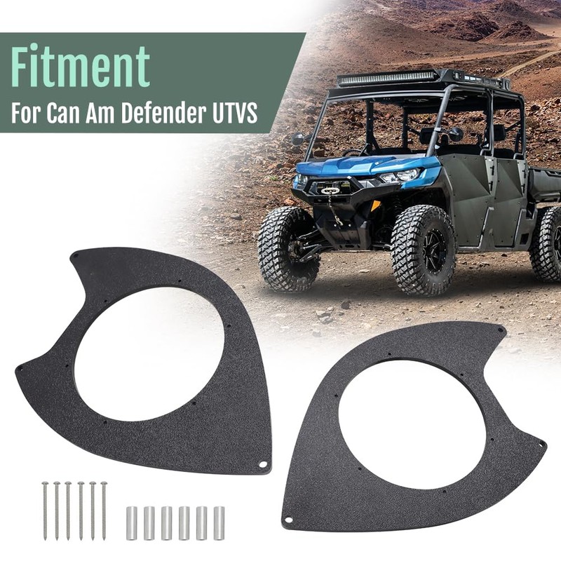 WIKIBB for Can-am Defender Overhead 6.5-inch Speaker Adapter for UTV