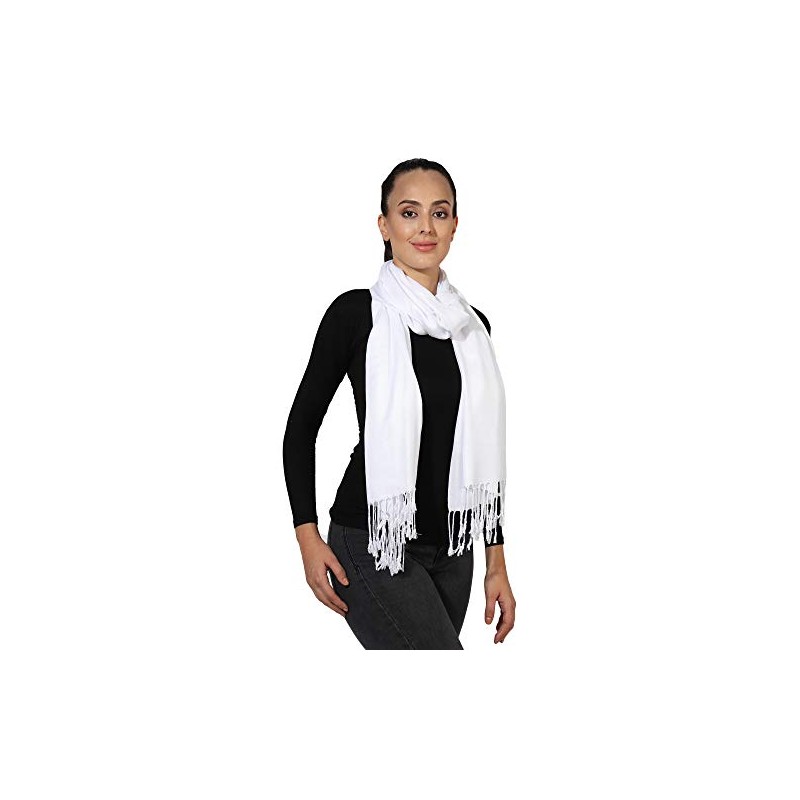 World of Shawls Pashmina Style All Seasons Handcrafted Wrap Shawl