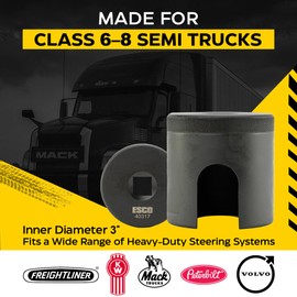 ESCO Pro Series Heavy Duty Tie Rod Socket, Commercial Semi Truck