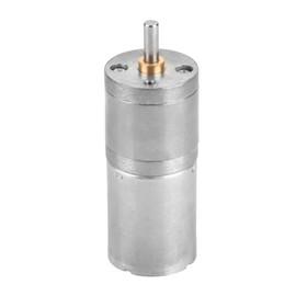 DC Gear Motor 25mm Low Speed Metal Gear Motor DC 12V 25GA-370 for Electronic Lock (12V 5RPM)