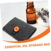 Minkissy 3sets Essential Oil Pouch Bag Essential Oils Holder Carrying