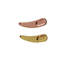 Beavorty Facial Skin Care Products Tool Zinc Alloy Makeup Spatula Portable Beauty Scoop for Cream Lotion Moisturizer Face Mask Gold