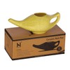 Crackle Pattern Yellow Ceramic Neti Pot for Nasal Cleansing |