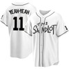 Tocament The Sandlot Baseball Jersey,#11 Yeah-Yeah Button Down Short Sleeve,90s