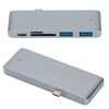 USB C Hub Portable 5 in 1 PD Fast Charge