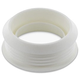 DL-pro Flush Pipe Connector Toilet Connector 44 x 55 mm Plastic Connection for Toilet Connection with 55 mm Diameter Toilet Flush Pipe Cistern