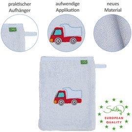 Smithy Face Cloth Baby Car 100% Cotton Terry Cloth Wash Mitt Children Boys & Girls Gift for Birth