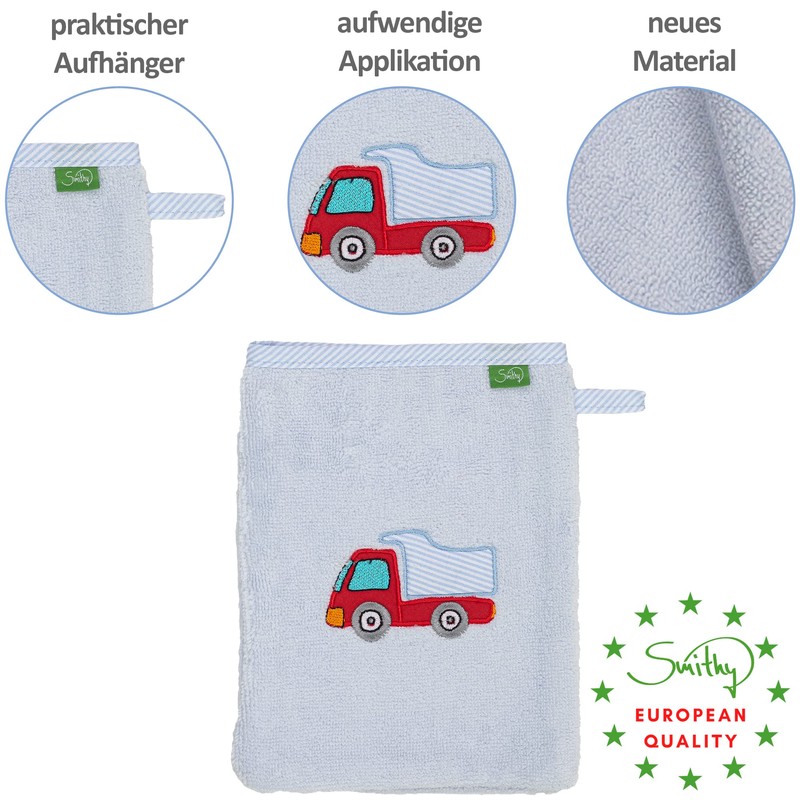 Smithy Face Cloth Baby Car 100% Cotton Terry Cloth Wash