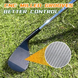 Golf Sand Wedge Premium Golf Wedge Set or Individual 50/52/54/56/58/60 Degree Milled Face for More Spin Great Golf Gift