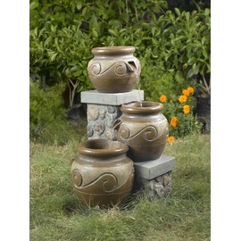 Jeco Venice Multi Pot Outdoor Indoor Fountain