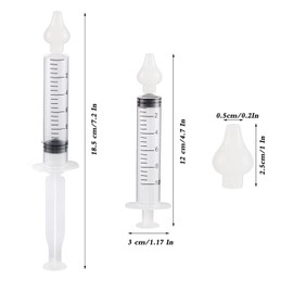 EPDPLAY 4 PCS 10ml Nasal Aspirator Baby