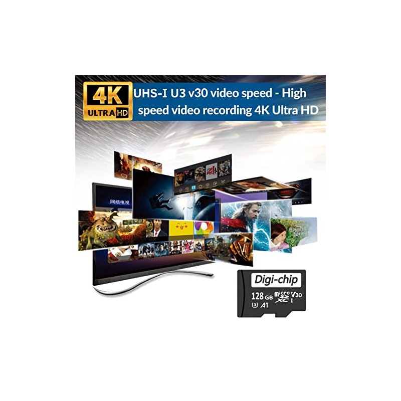 128GB Micro SD Memory Card for Realme 7, 8, 9,