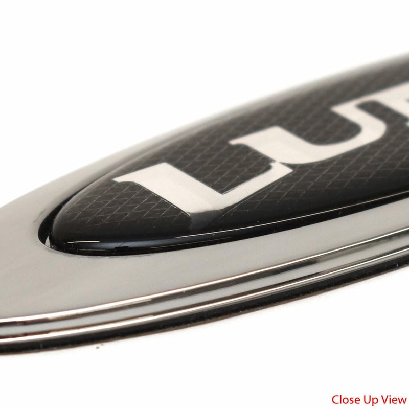 Lund Boat Raised Emblem Decal 2094234 | Logo Silver Black