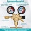 Drkerr 53010 Automotive HVAC Pressure Tester Kit, Nitrogen Pressure Regulator,