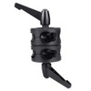 Diyeeni Handle Head Reflector Mount Double Wheel Light Tripod Adapter