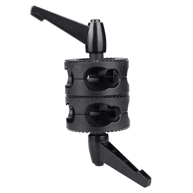 Diyeeni Handle Head Reflector Mount Double Wheel Light Tripod Adapter