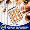 Mimorou 12 Pcs Baking Sheet Stainless Steel Cookie Sheet Small