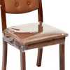 SIWUTIAO 4 Pack Plastic Chair Covers for Dining Room,W18*D17 Inches
