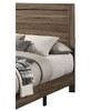 Best Quality Furniture Donna Bed, Dark Walnut, Full
