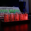 ClocTeck Nixie Tube Clock with Wi-Fi SYNC, Alarm & Timer,