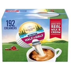 Coffee Creamer Singles Mini Moo’s Half & Half Creamer, (192 Count)