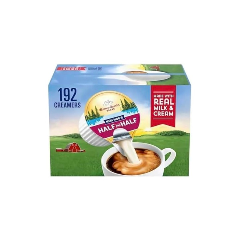 Coffee Creamer Singles Mini Moo’s Half & Half Creamer, (192