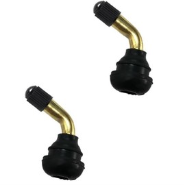 zis07 Motorcycle Air Valve, L-Shaped Air Valve, Angle for Motorcycles, Motorbikes, Valve Stems, Tubeless Tires, Set of 2