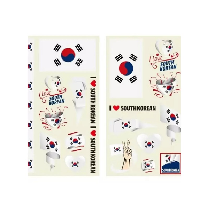 Search Life 태극기스티커 태극기판박이 청결공감 응원스티커 월드컵 10장세트 월드컵스티커 서치생활