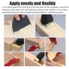 4pcs/set Woodworking Glue Brush Tool Kit Silicone Brush Durable Wood