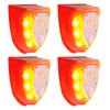 EONANT Solar Security Warning Light, 6 LED Motion Sensor Safety