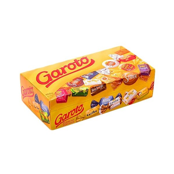 Garoto Bombons Sortidos- Assorted Bonbons 14.1oz Pack of 3
