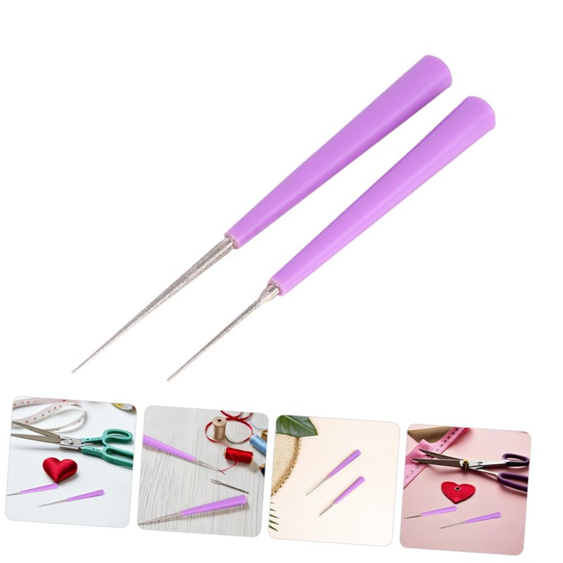 Hohopeti Bead Tools Kit 4pcs Bead Reamer Tool DIY Hand