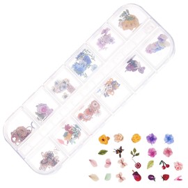 MERRYHAPY 1set Wood Pulp Nail Art Charms Flakes for Unique Designs for Ages Easy to Use for Chic Decoration