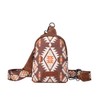 KUMINOUS Western Boho Small Crossbody Sling Bag for Women Cotton