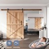 EaseLife 12 FT Sliding Barn Door Track and Handle Hardware